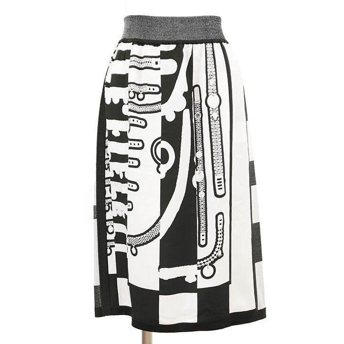 エルメス ツイルレーヌ シルクニットスカート