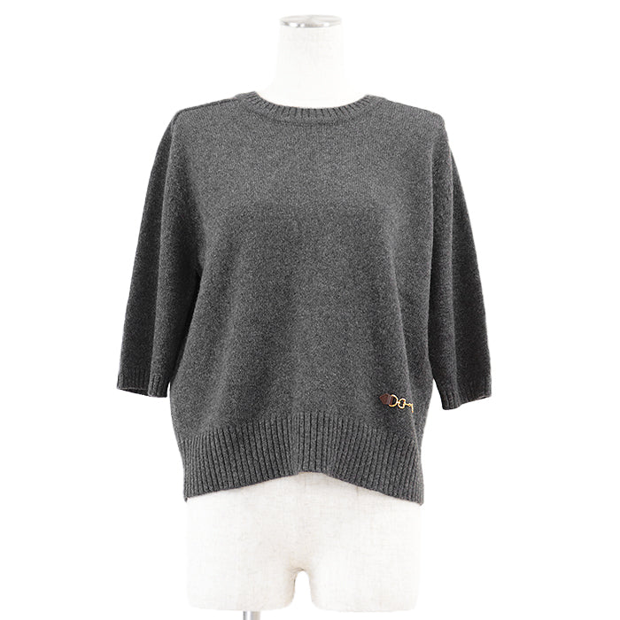 グッチ ホースビット チャーム 100% カシミア ニット トップ