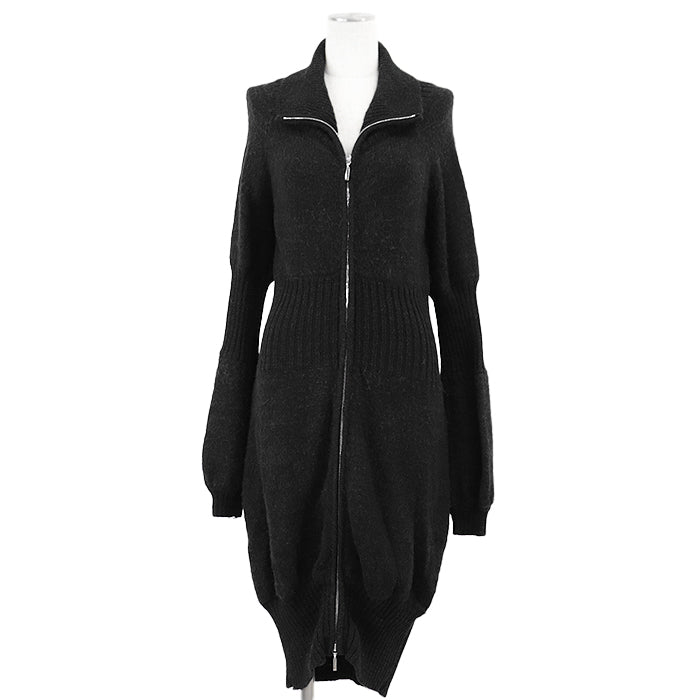 シャネル 08A P33445 カシミヤ アルパカ ニット ドレス