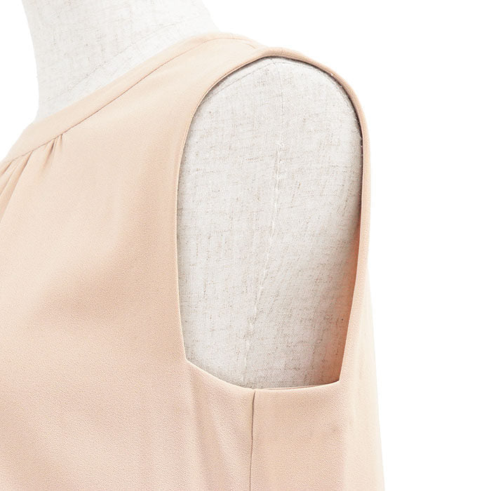 フォクシーニューヨーク ポリエステルノースリーブワンピース