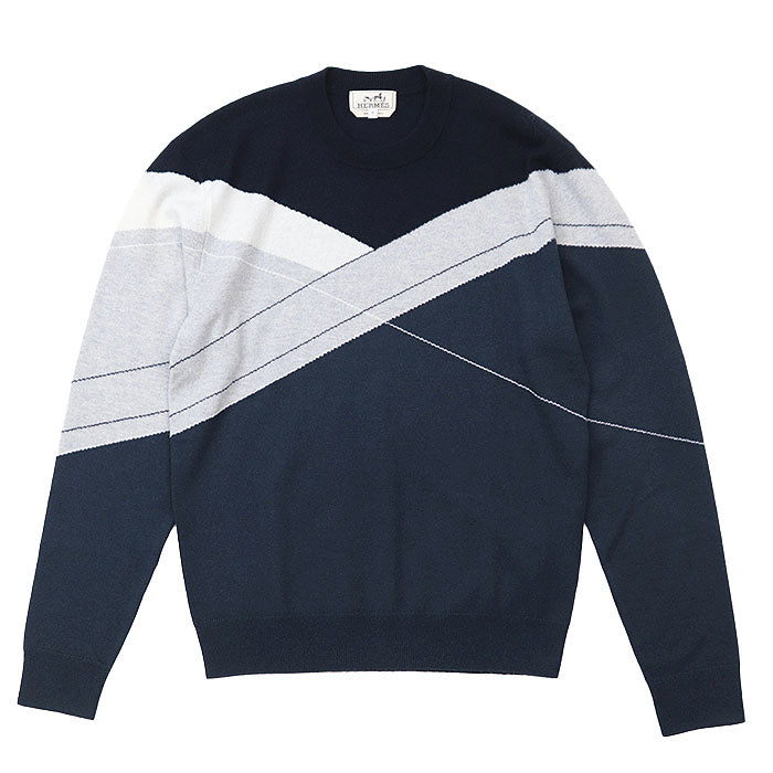 エルメス Casaque ウール カシミヤ セーター M