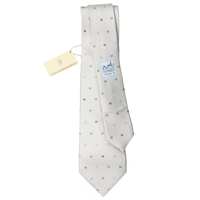 エルメス CRAVATE TWILL TIE シルクネクタイ