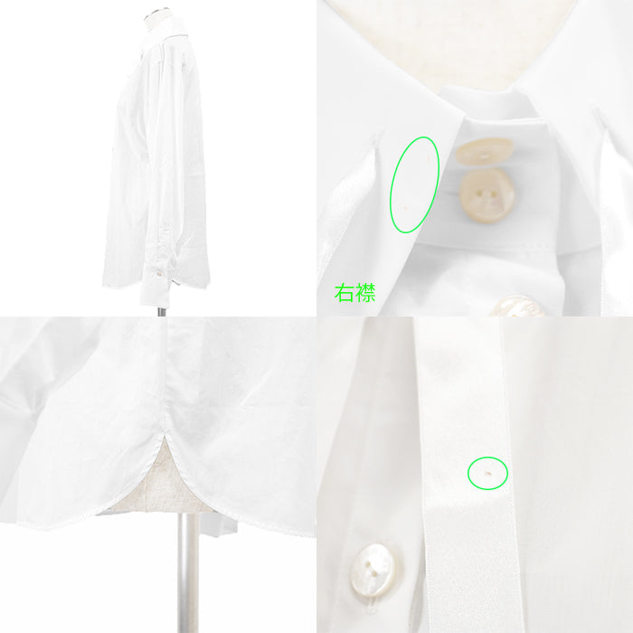 シャネル ブロードシャツ コットン 長袖シャツ