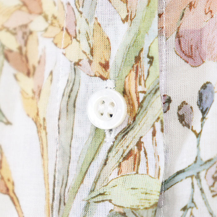 クリスチャンディオール エンブロイダリー コットン ロングシャツ