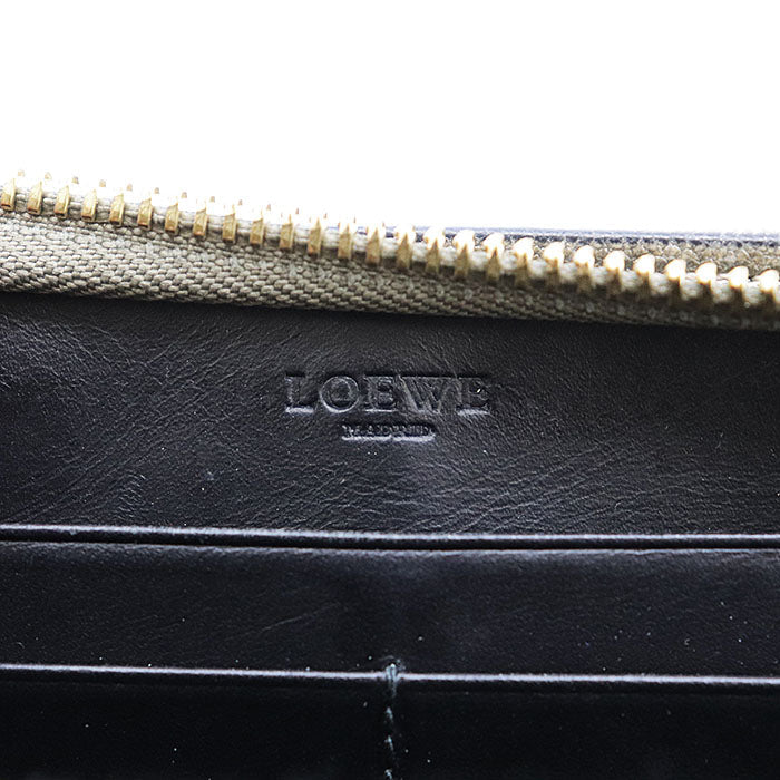ロエベ アマソナ ゴートスキン カーフスキン 長財布