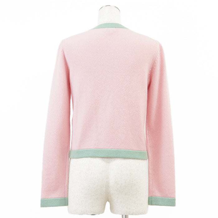 シャネル P76463 カシミヤ ニットカーディガン