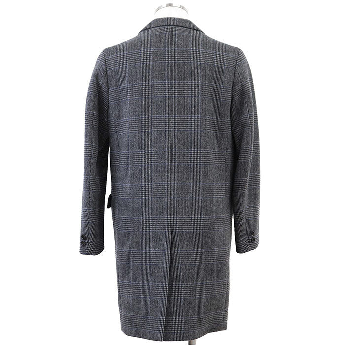 ビューティ&ユース ユナイテッドアローズ EXTRA FINE WOOL 120’s グレンチェックウールコート