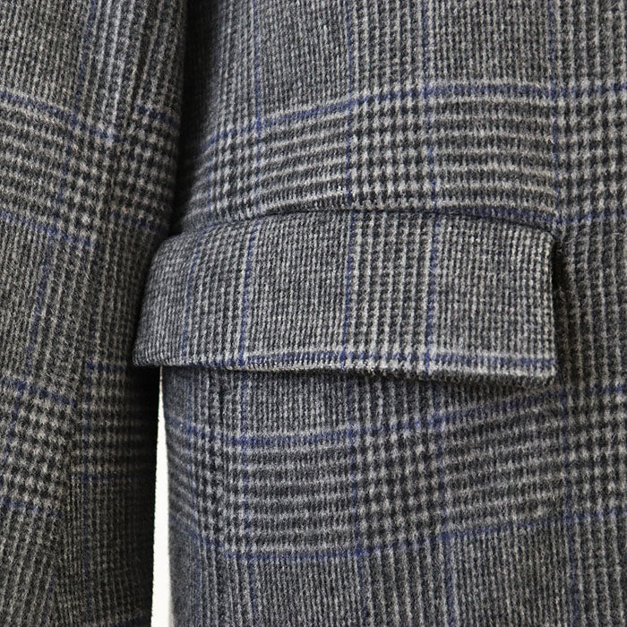 ビューティ&ユース ユナイテッドアローズ EXTRA FINE WOOL 120’s グレンチェックウールコート