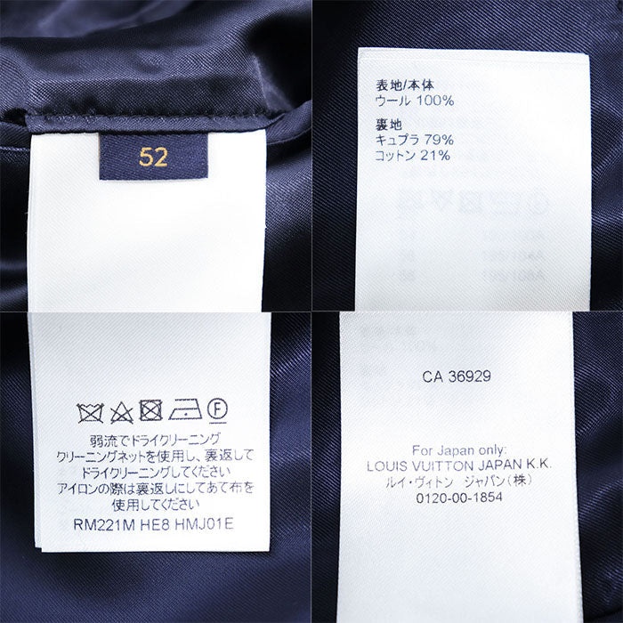 ルイヴィトン LV MADE PARIS ダミエ ウール ジャケット