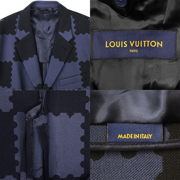 ルイヴィトン LV MADE PARIS ダミエ ウール ジャケット