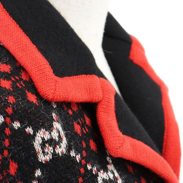 グッチ GGスプリーム アルパカ ウール カーディガン