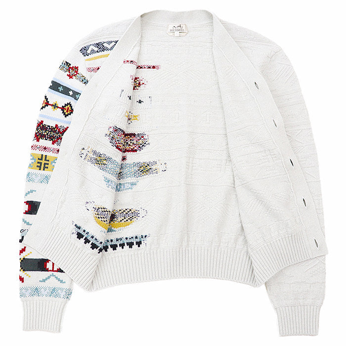 エルメス ウールカシミヤ ニットカーディガン
