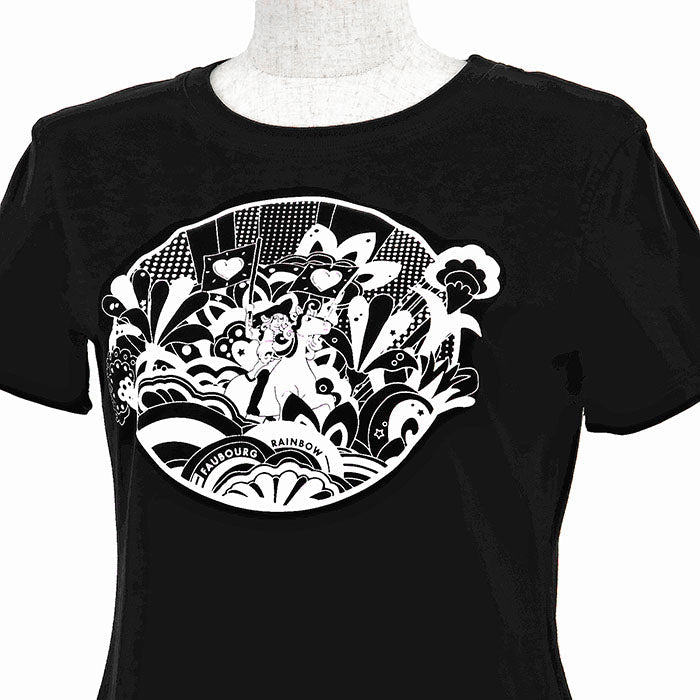 エルメス マイクロカルトゥッシュフォーブルレインボー36 コットン Tシャツ