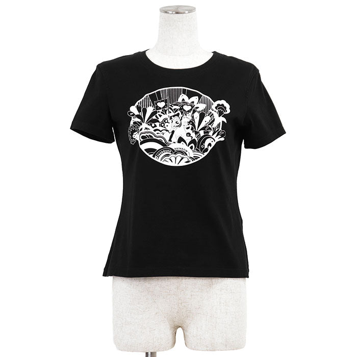 エルメス マイクロカルトゥッシュフォーブルレインボー36 コットン Tシャツ