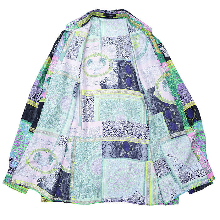 ヴェルサーチェ HERITAGE FIT シルク100% シャツ