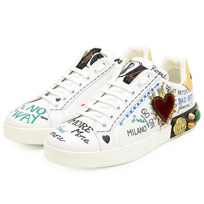 ドルチェ&ガッバーナ レザースニーカー