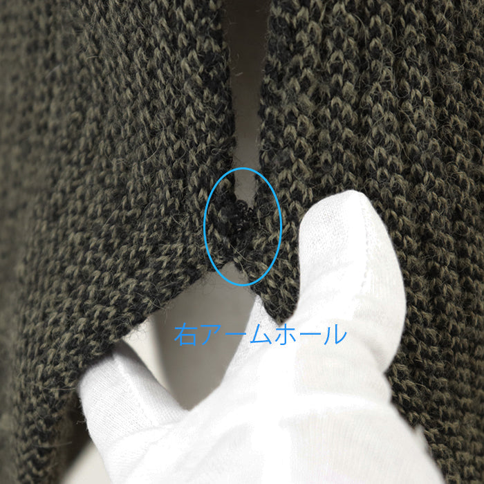 グッチ アルパカ ウール ニットポンチョ