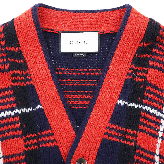 グッチ ウール アルパカ カーディガン