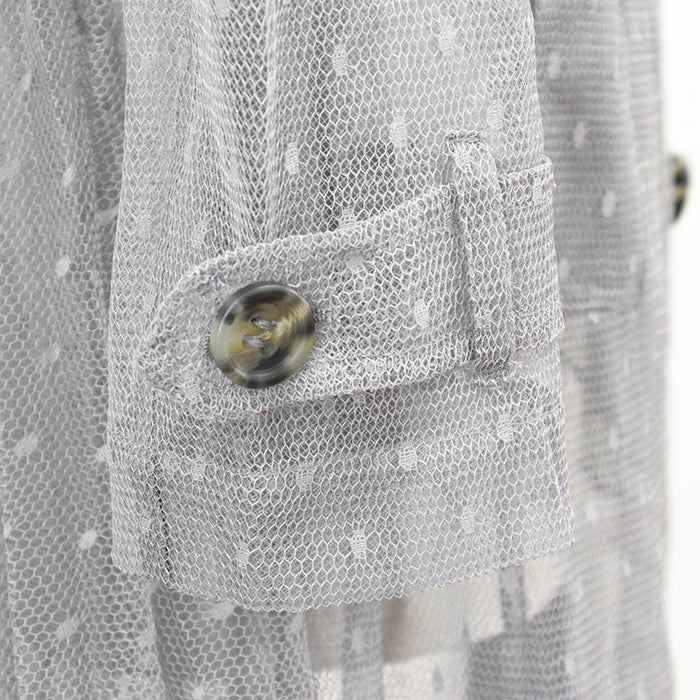 レッドヴァレンティノ レース刺繍トレンチコート