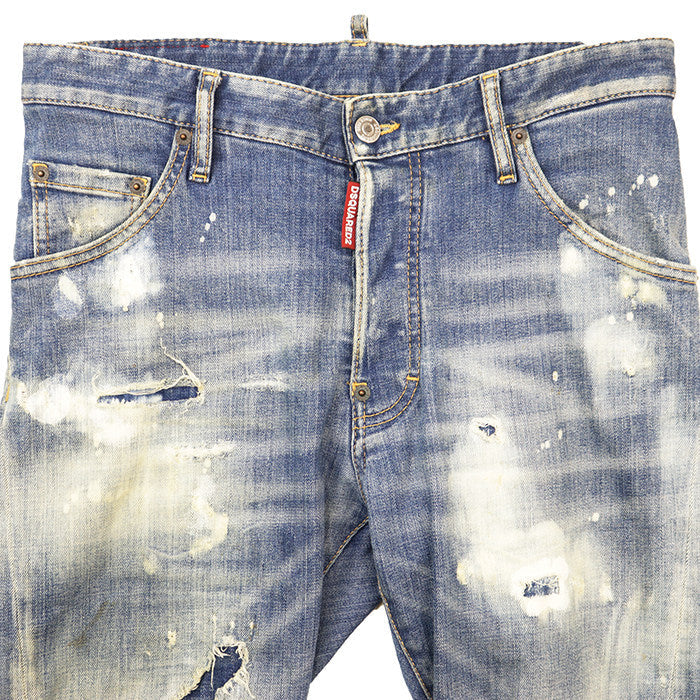 ディースクエアード Skater Jean コットンデニムパンツ