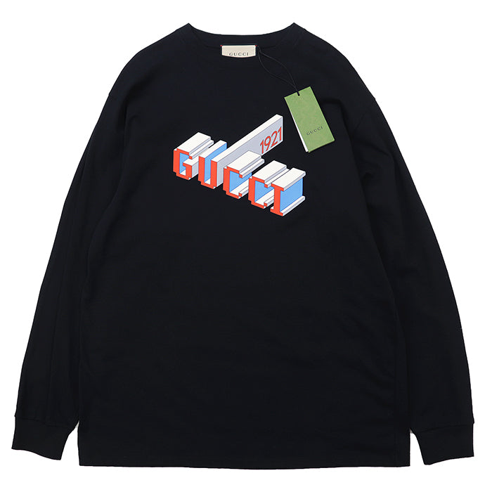 グッチ コットン長袖Tシャツ