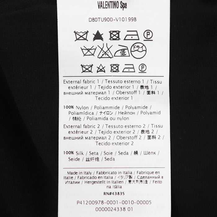 ヴァレンティノ シフォンチュールロンパースドレス