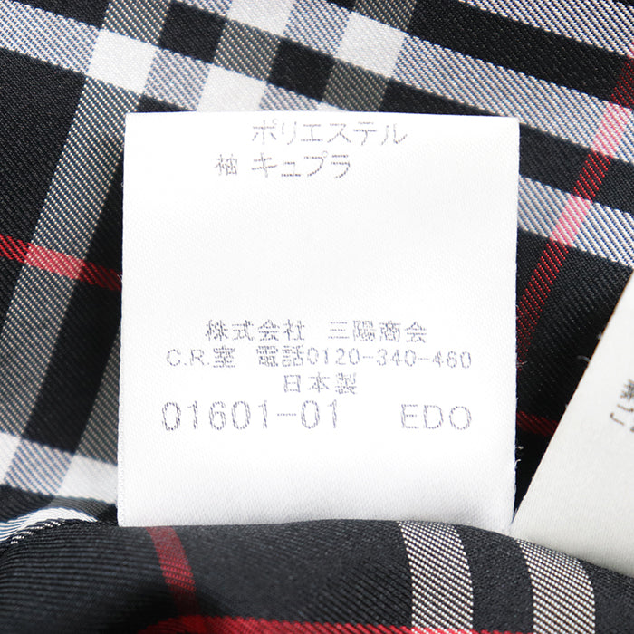 バーバリーブラックレーベル ポリエステルトレンチコート