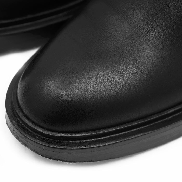 エルメス レザーショートブーツ