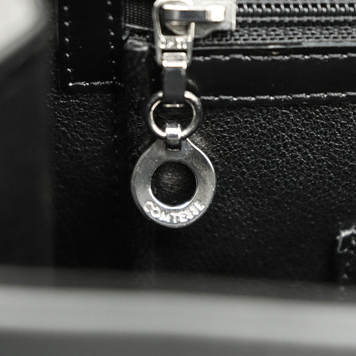 コンテス FRAME BAG ホースヘアー レザー ハンドバッグ