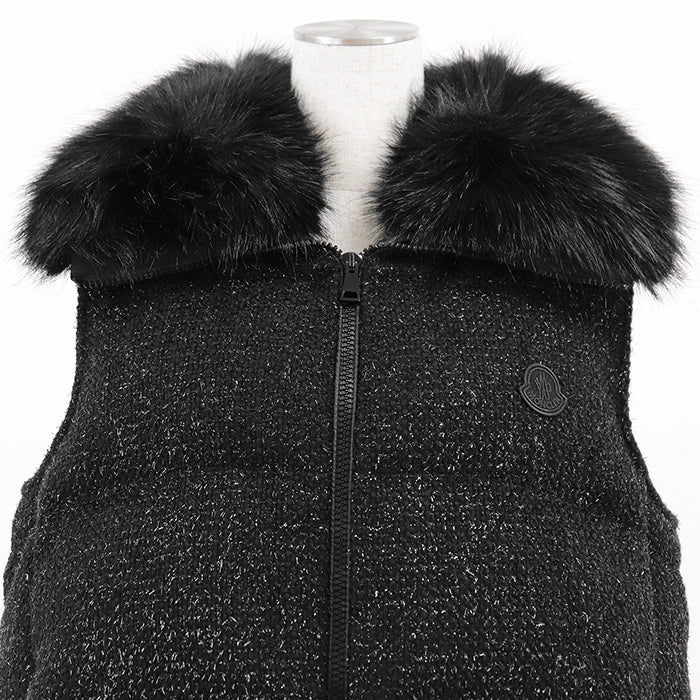 モンクレール CARRELET GILET ウールナイロンダウンベスト