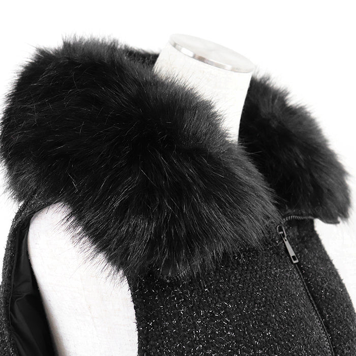 モンクレール CARRELET GILET ウールナイロンダウンベスト