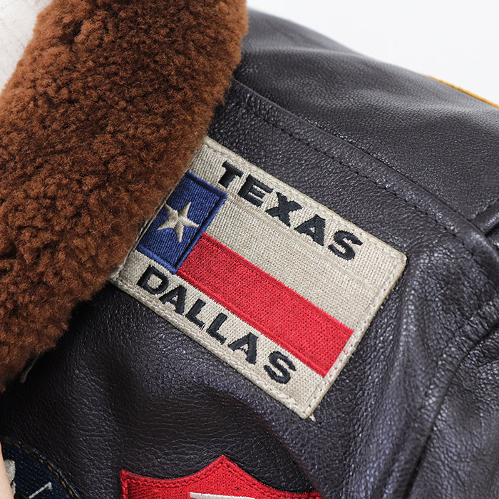 アヴィレックス TOP GUN ゴートレザーフライトジャケット