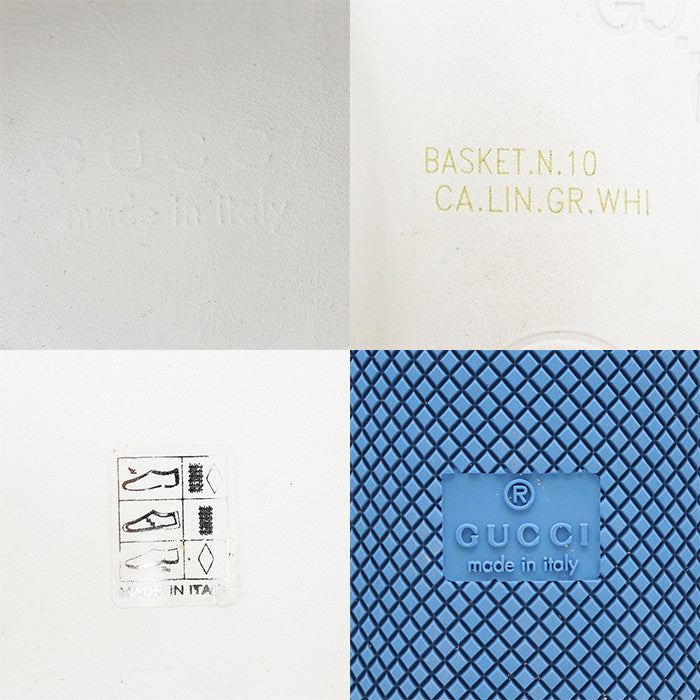グッチ Basket レザー スニーカー