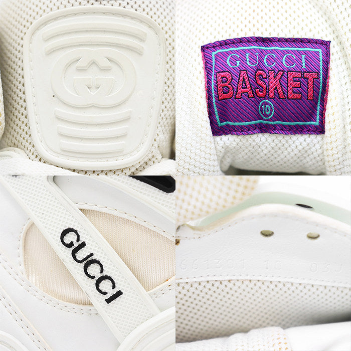 グッチ Basket レザー スニーカー