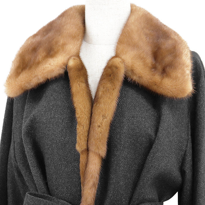 フォクシーブティック カシミヤウールミンクコート