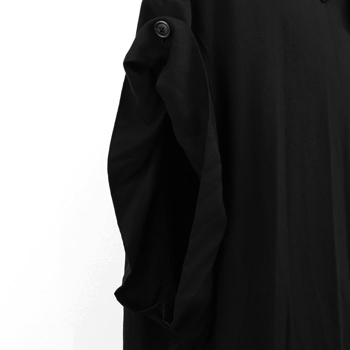 ヨウジヤマモトプールオム レーヨンロングシャツ