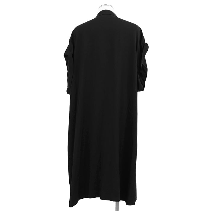 ヨウジヤマモトプールオム レーヨンロングシャツ