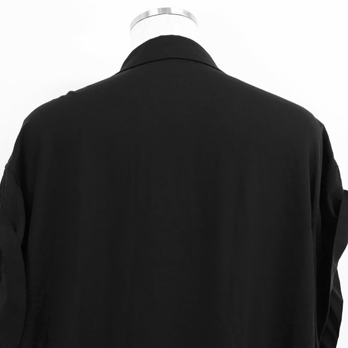 ヨウジヤマモトプールオム レーヨンロングシャツ
