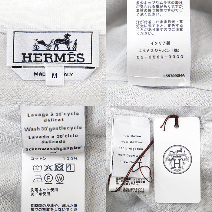エルメス Calques en H コットントップス