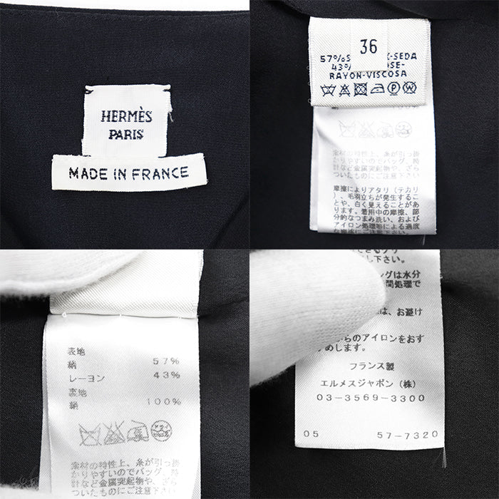 エルメス シルクレーヨンドレス