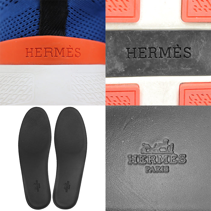 エルメス Heroes メッシュスニーカー