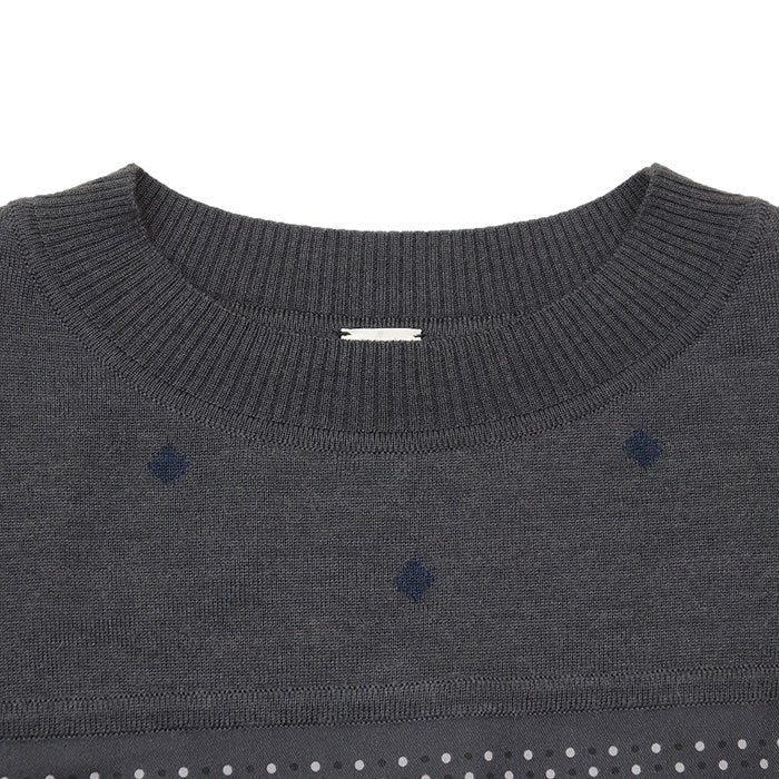 エルメス ツイルレーヌHarnais de Cour シルクカシミヤワンピース