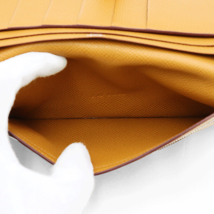 エルメス ベアンスフレ レザー長財布