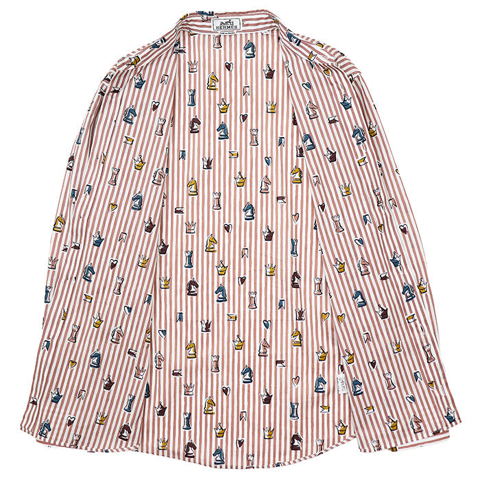 エルメス Playground コットン長袖シャツ