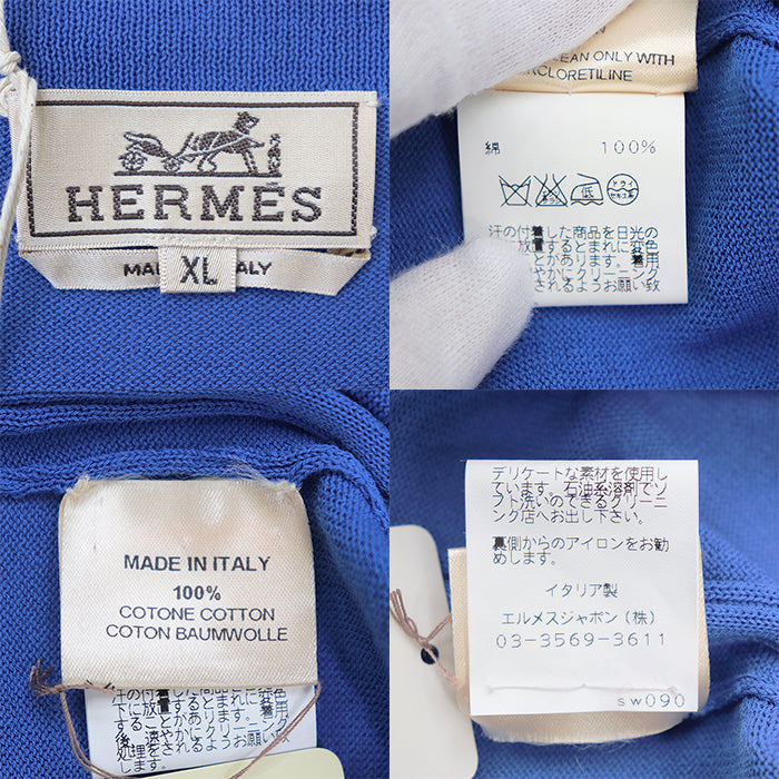 エルメス コットンニットTシャツ