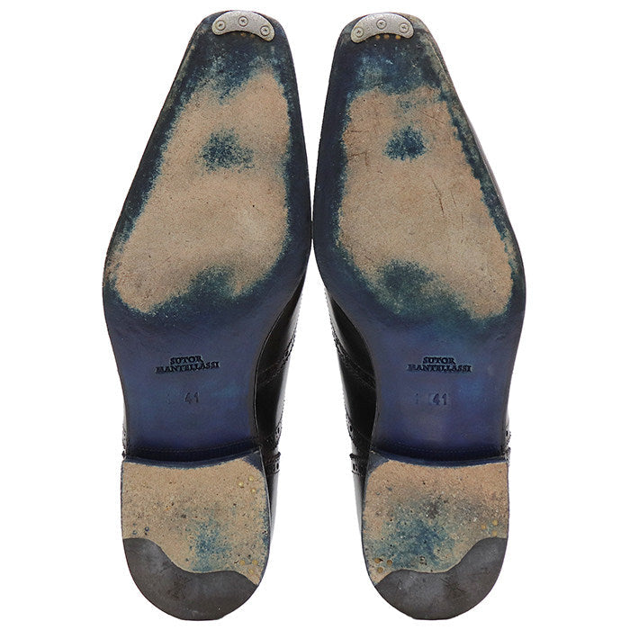 スートルマントラッシ レザーウイングチップオックスフォードシューズ
