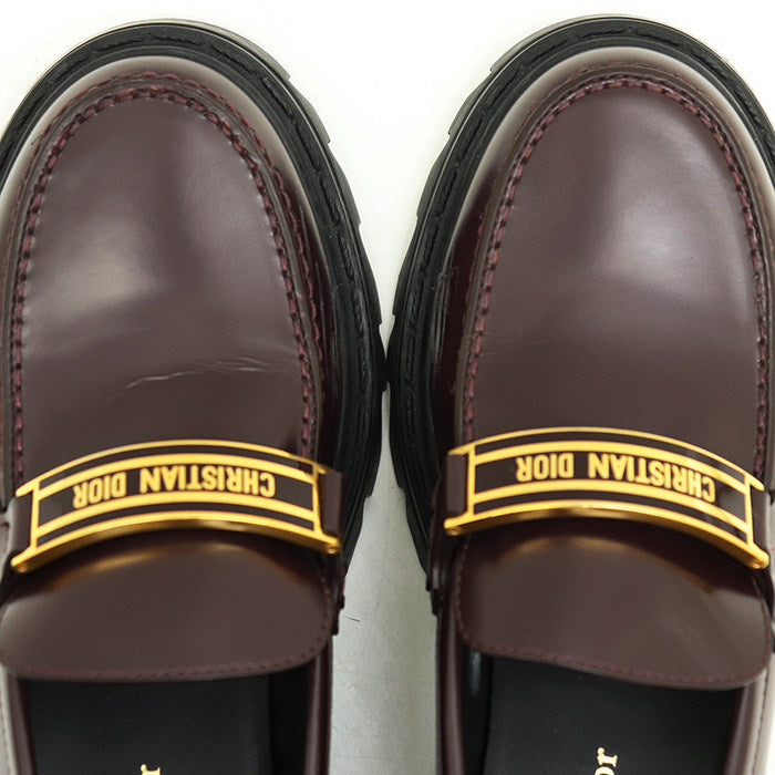 クリスチャンディオール DIOR CODE レザーローファー