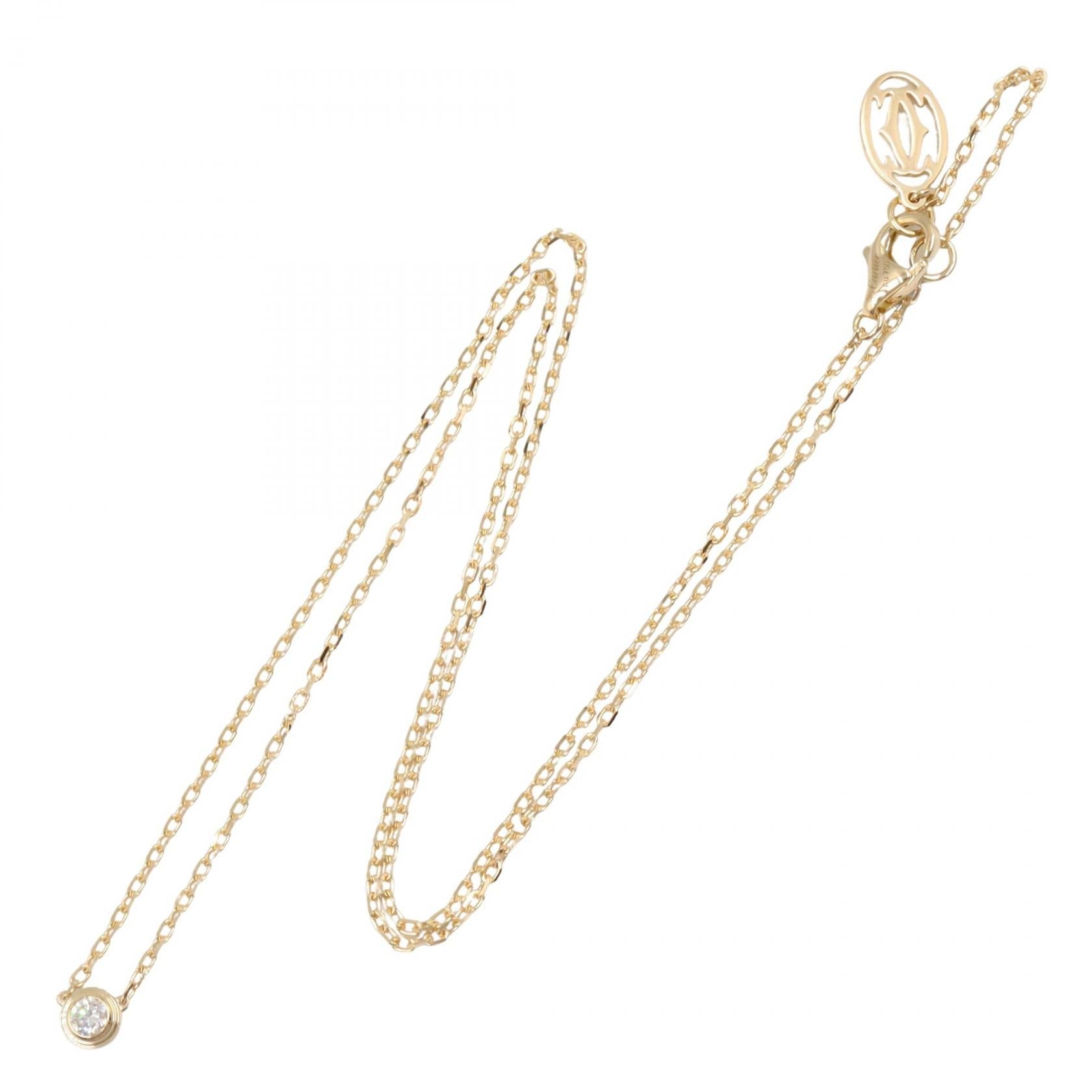 カルティエ ダイヤモンド レジェ Au750 ネックレス