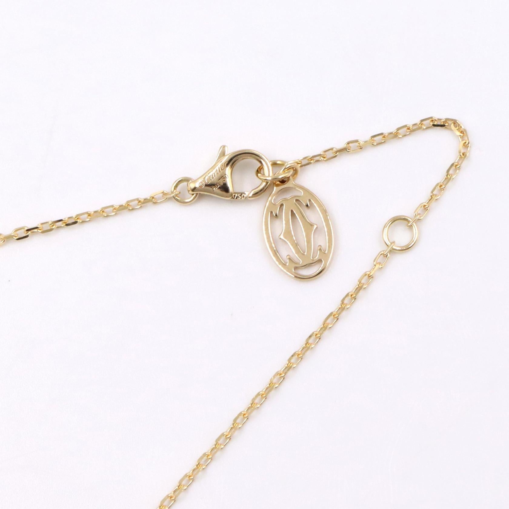 カルティエ ダイヤモンド レジェ Au750 ネックレス