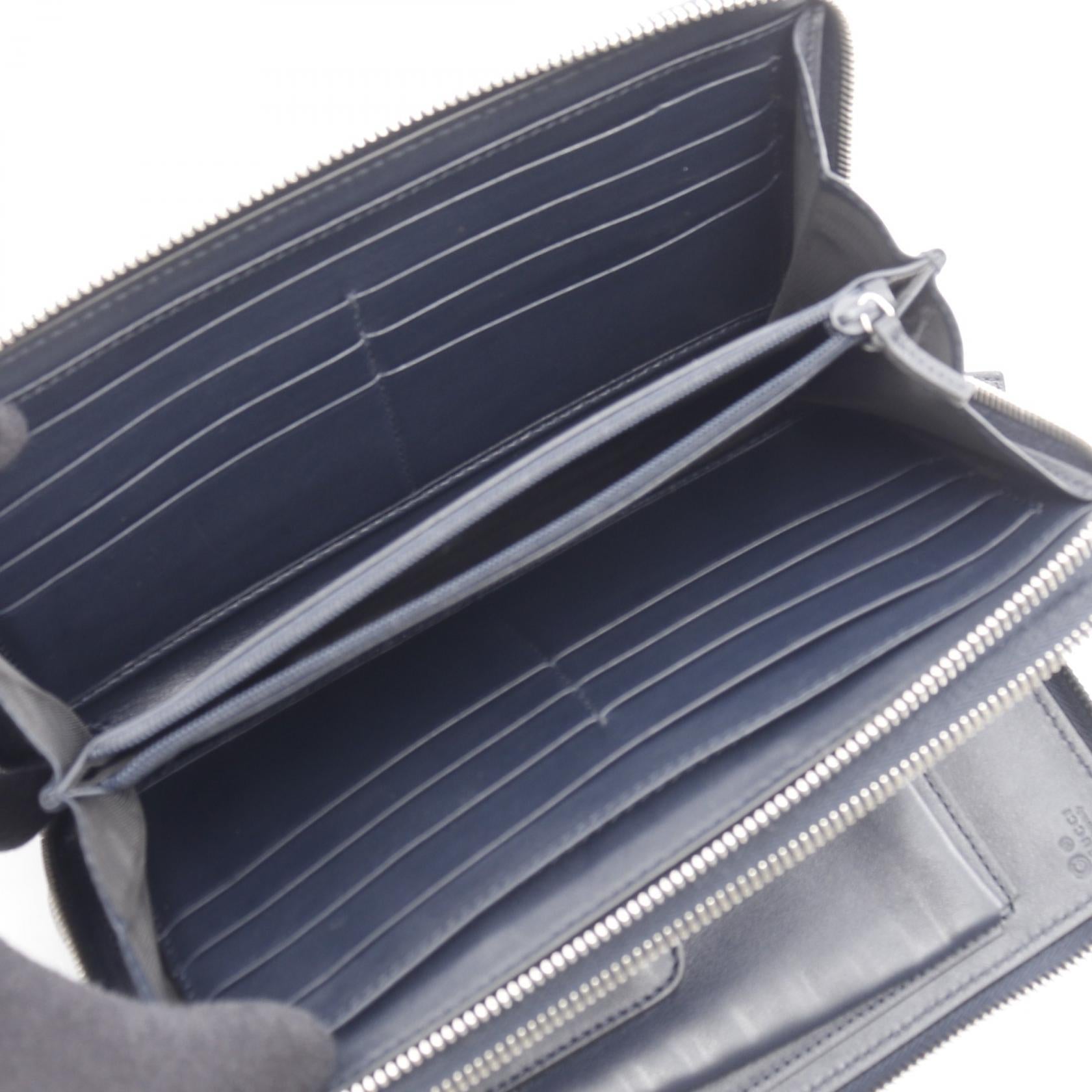 グッチ マイクログッチシマ レザー 長財布